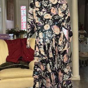 Floral Tiered Dress